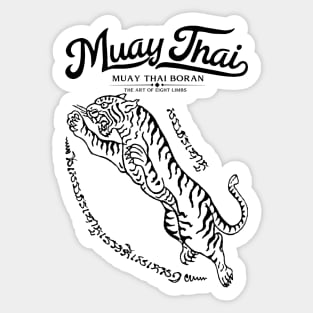Muay Thai Tattoo Tiger Sticker